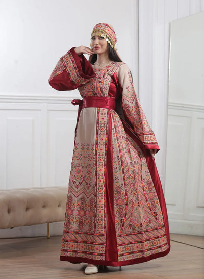 Ray Of Ramallah - High Quality Traditional Embroidered Palestinian Thobe - JPK Traditions