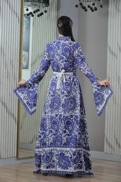 Ray Of Beit Jala- High Quality Traditional Embroidered Palestinian Kaftan