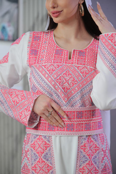 Ray Of Tulkarem - High Quality Traditional Embroidered Palestinian Thobe