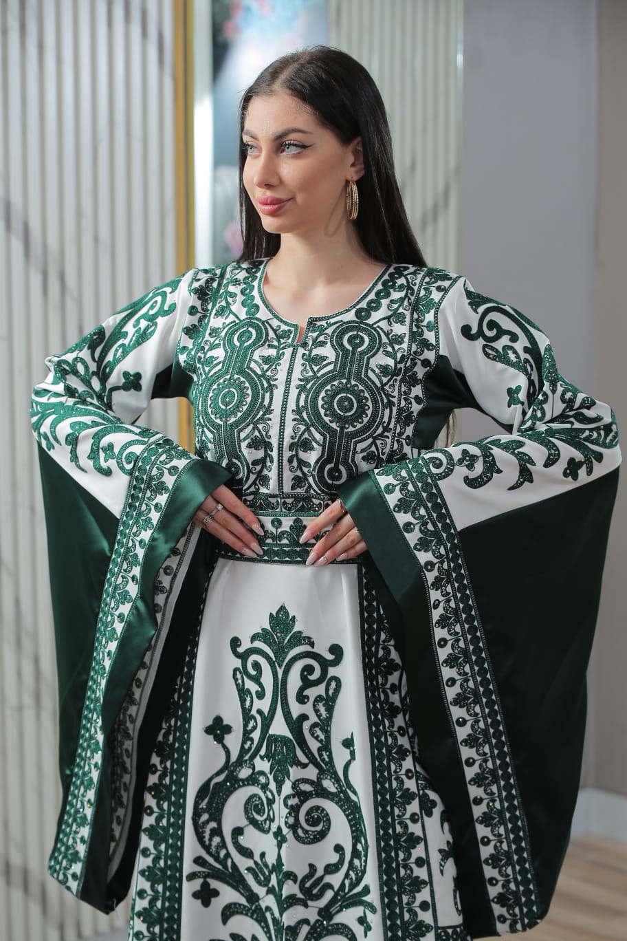 Ray Of Gaza - High Quality Traditional Embroidered Palestinian Thobe