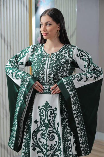 Ray Of Gaza - High Quality Traditional Embroidered Palestinian Thobe