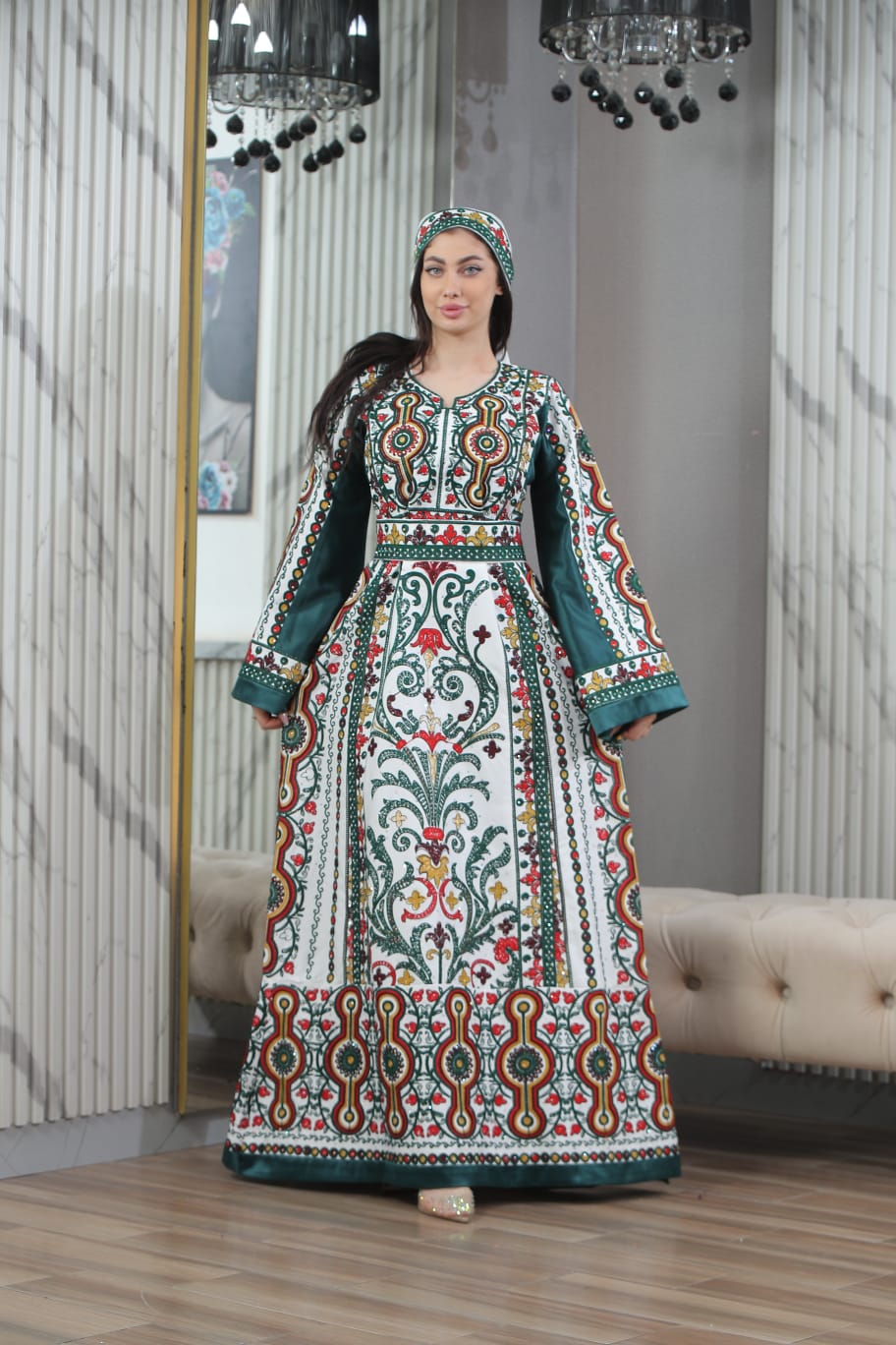 Ray Of Gaza - High Quality Traditional Embroidered Palestinian Thobe