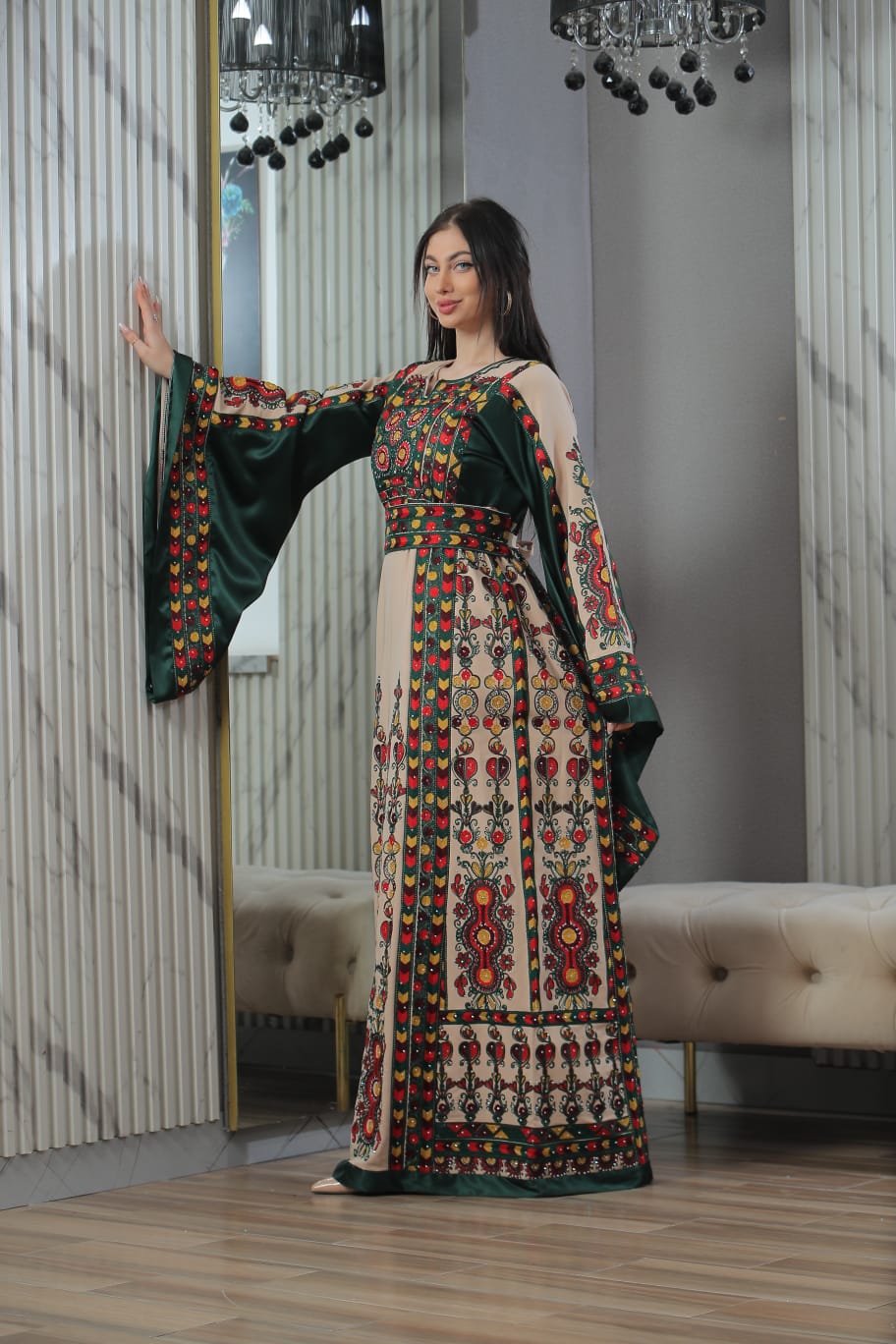 Ray Of Bethlehem - High Quality Traditional Embroidered Palestinian Thobe
