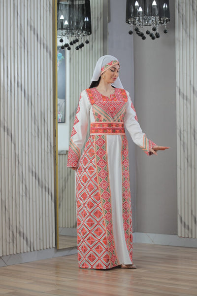 Ray Of Tulkarem - High Quality Traditional Embroidered Palestinian Thobe