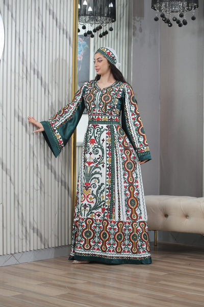 Ray Of Gaza - High Quality Traditional Embroidered Palestinian Thobe