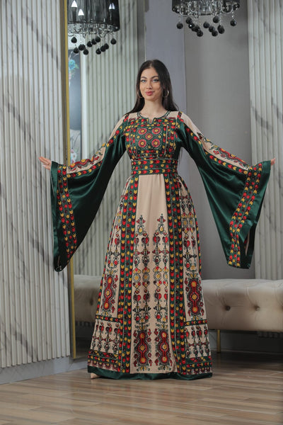 Ray Of Bethlehem - High Quality Traditional Embroidered Palestinian Thobe