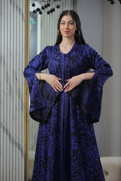 Ray Of Beit Jala- High Quality Traditional Embroidered Palestinian Kaftan