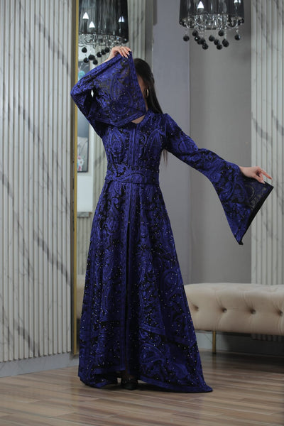 Ray Of Beit Jala- High Quality Traditional Embroidered Palestinian Kaftan