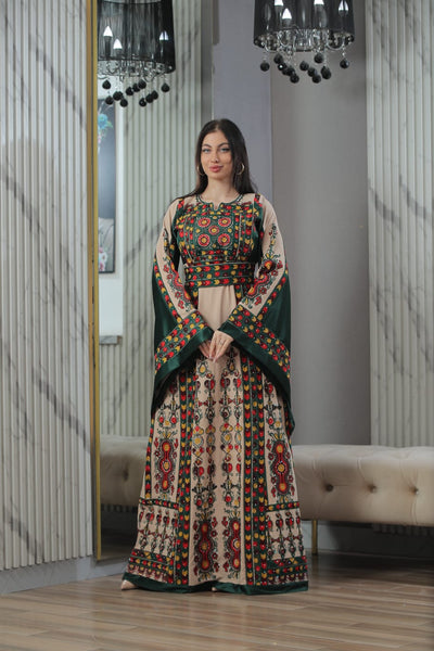 Ray Of Bethlehem - High Quality Traditional Embroidered Palestinian Thobe
