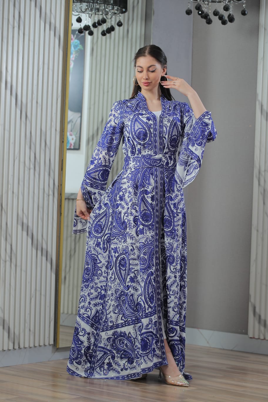 Ray Of Beit Jala- High Quality Traditional Embroidered Palestinian Kaftan