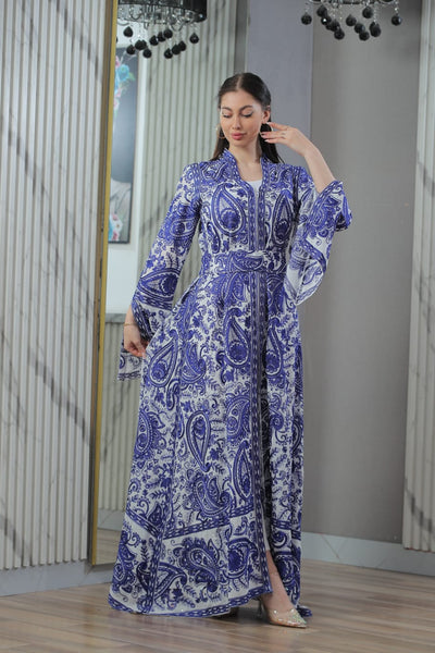 Ray Of Beit Jala- High Quality Traditional Embroidered Palestinian Kaftan