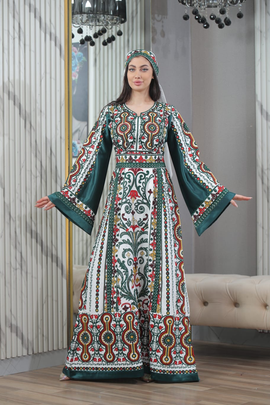 Ray Of Gaza - High Quality Traditional Embroidered Palestinian Thobe