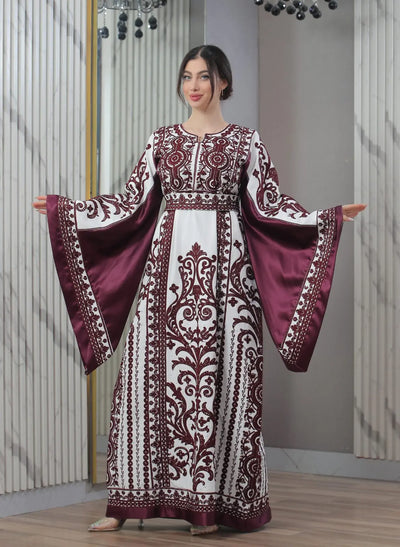 Blooms Of Beit Jala - High Quality Embroidered Palestinian style Thobe - JPK Traditions