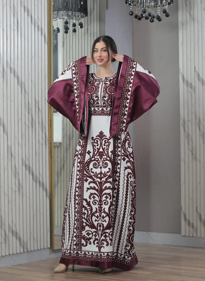 Blooms Of Beit Jala - High Quality Embroidered Palestinian style Thobe - JPK Traditions