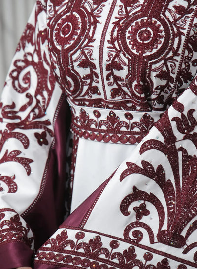 Blooms Of Beit Jala - High Quality Embroidered Palestinian style Thobe - JPK Traditions