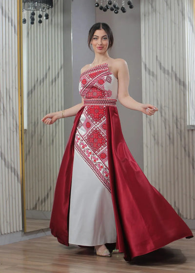 Ray Of Silwan - High Quality Traditional Embroidered Palestinian Dress - JPK Traditions