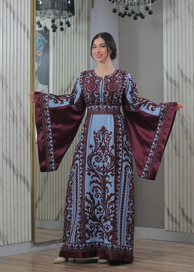 Blooms Of Beit Jala - High Quality Embroidered Palestinian style Thobe - JPK Traditions
