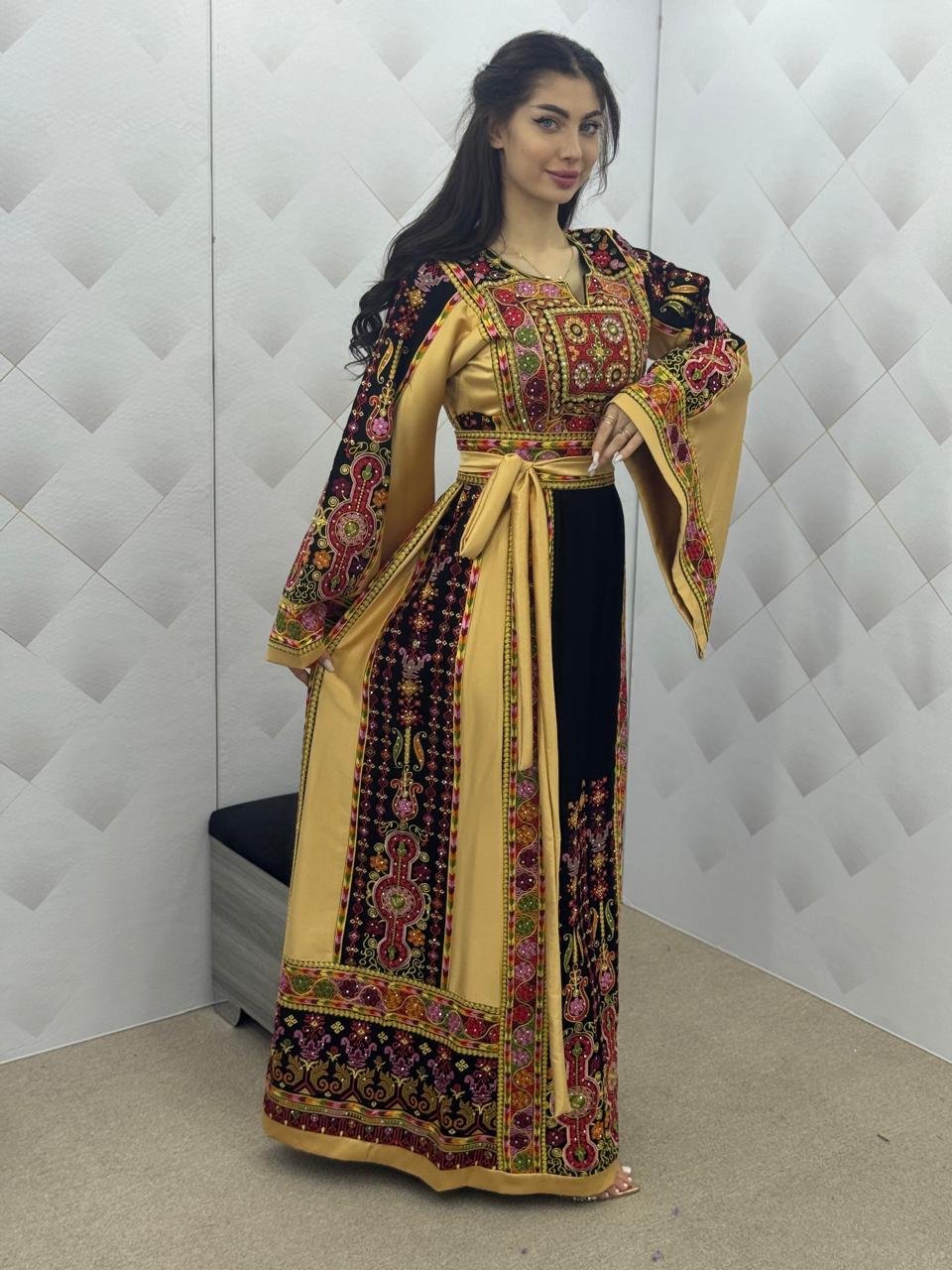 Jerusalem Spirit 2 - High Quality Embroidered Palestinian style Thobe