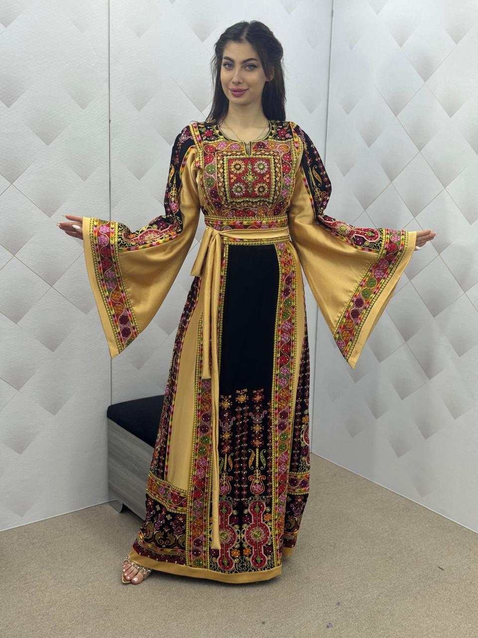 Jerusalem Spirit 2 - High Quality Embroidered Palestinian style Thobe