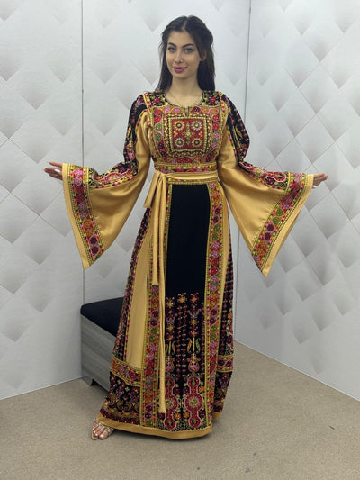 Jerusalem Spirit 2 - High Quality Embroidered Palestinian style Thobe