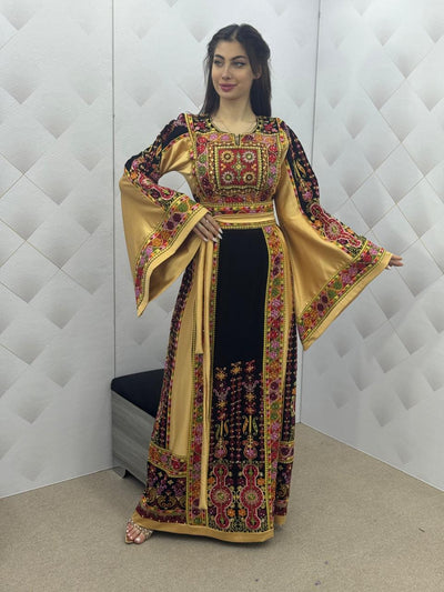 Jerusalem Spirit 2 - High Quality Embroidered Palestinian style Thobe