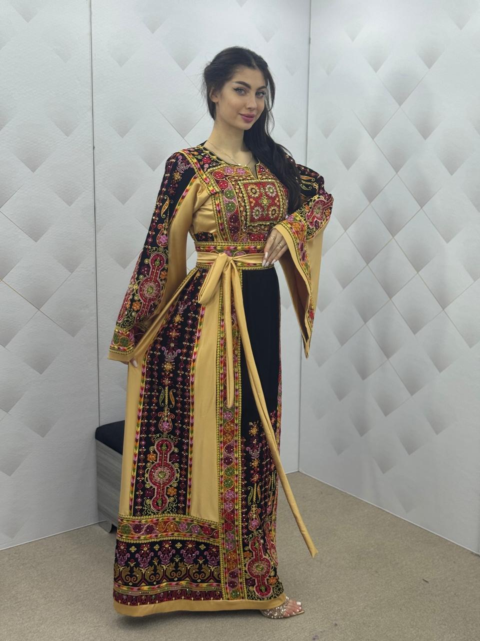 Jerusalem Spirit 2 - High Quality Embroidered Palestinian style Thobe