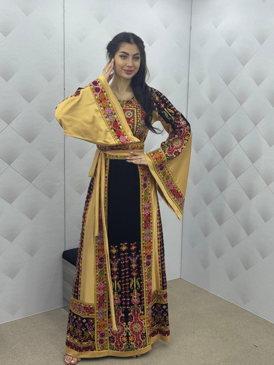 Jerusalem Spirit 2 - High Quality Embroidered Palestinian style Thobe