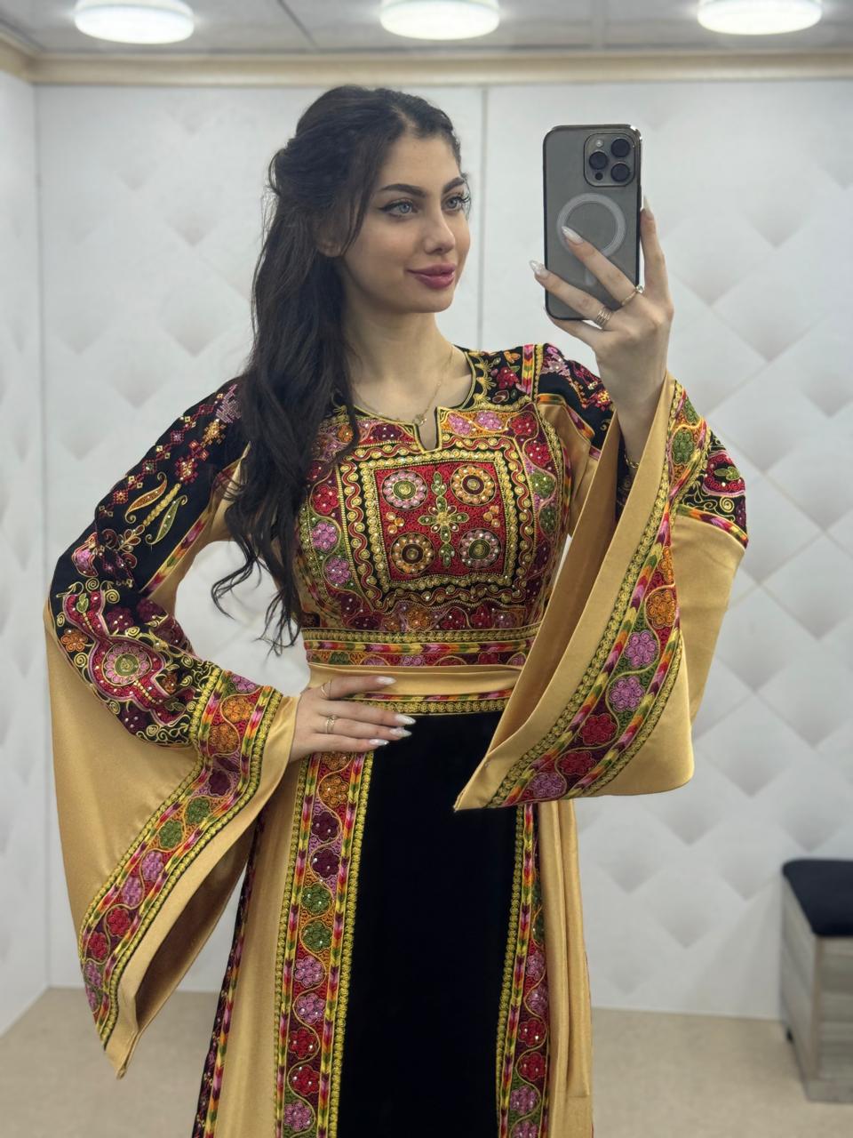 Jerusalem Spirit 2 - High Quality Embroidered Palestinian style Thobe