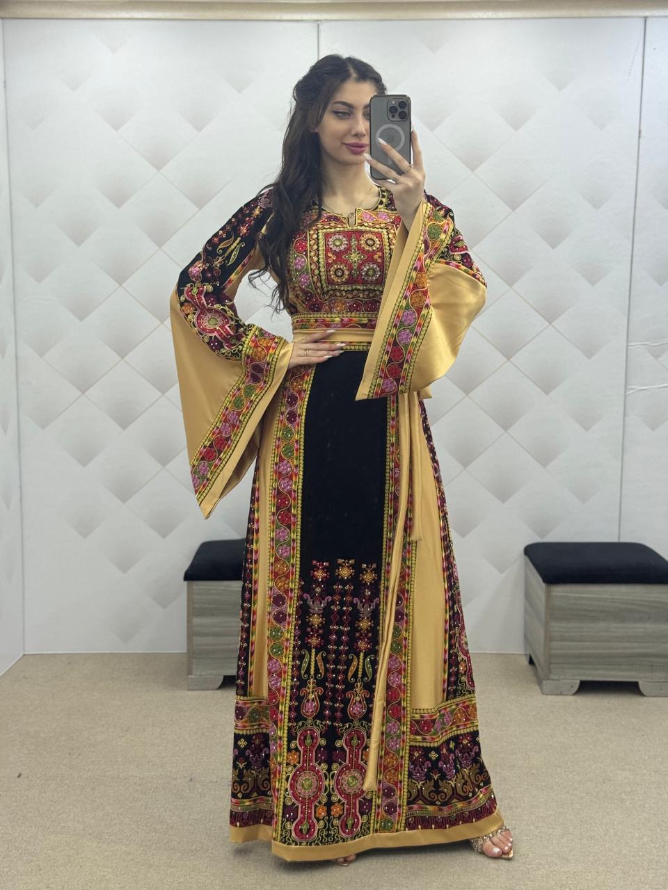 Jerusalem Spirit 2 - High Quality Embroidered Palestinian style Thobe