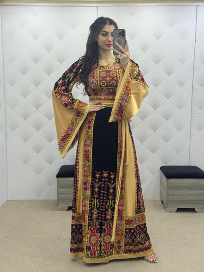 Jerusalem Spirit 2 - High Quality Embroidered Palestinian style Thobe