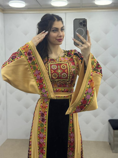 Jerusalem Spirit 2 - High Quality Embroidered Palestinian style Thobe