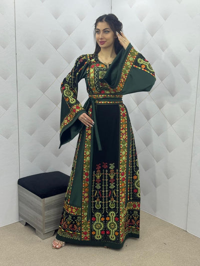 Haifa Soul - High Quality Embroidered Palestinian style Thobe