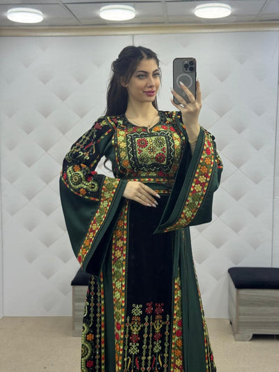 Haifa Soul - High Quality Embroidered Palestinian style Thobe