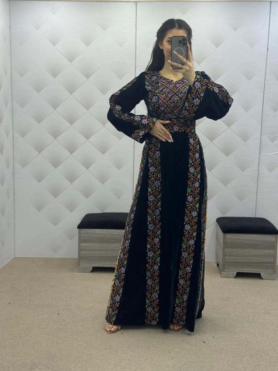 Flair Of Safad- High Quality Embroidered Palestinian style Thobe