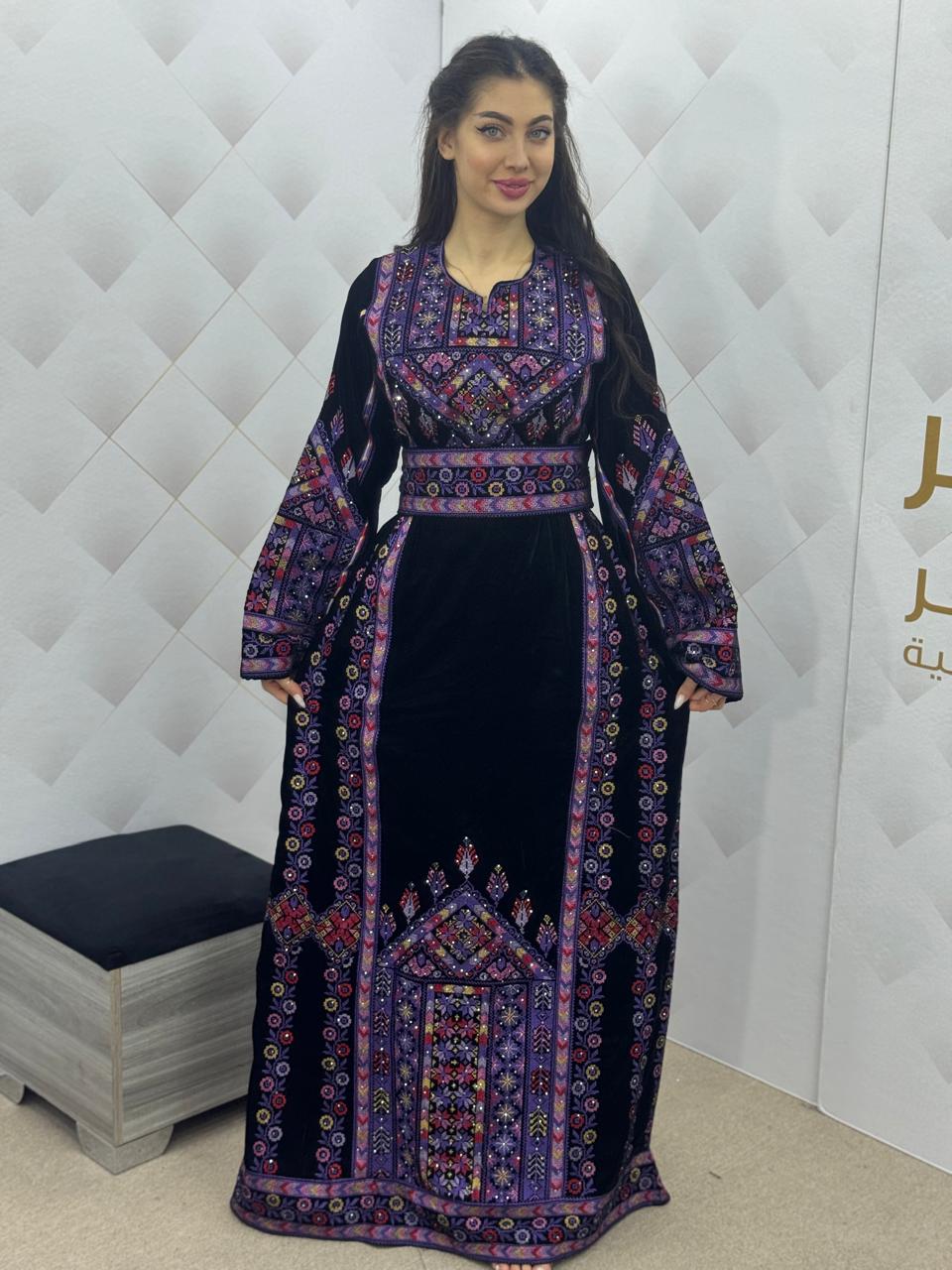 Viola - High Quality Embroidered Palestinian style Thobe