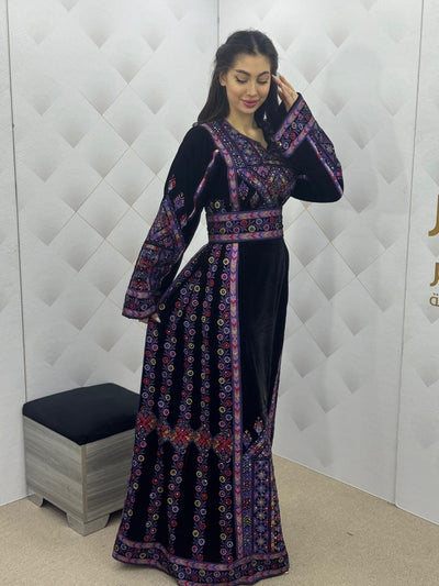 Viola - High Quality Embroidered Palestinian style Thobe
