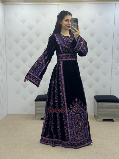 Viola - High Quality Embroidered Palestinian style Thobe