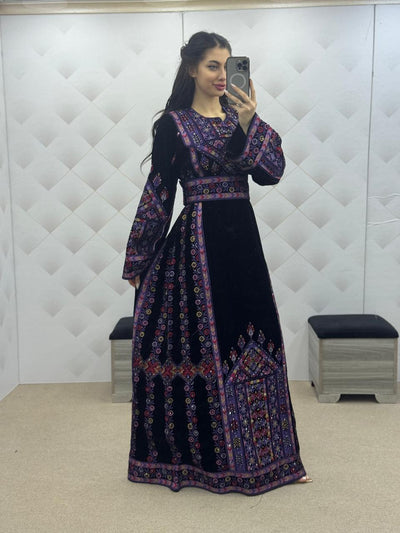 Viola - High Quality Embroidered Palestinian style Thobe