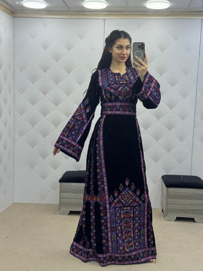 Viola - High Quality Embroidered Palestinian style Thobe