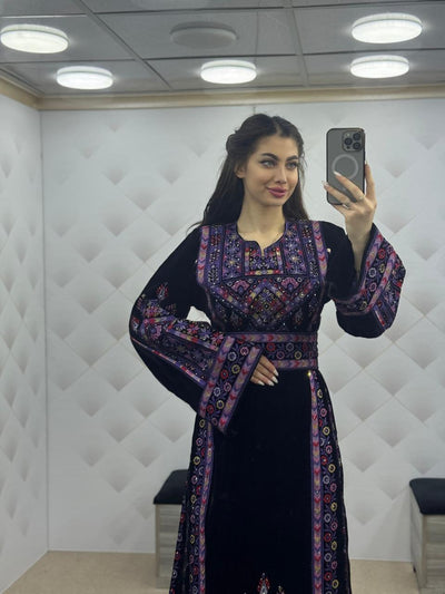 Viola - High Quality Embroidered Palestinian style Thobe