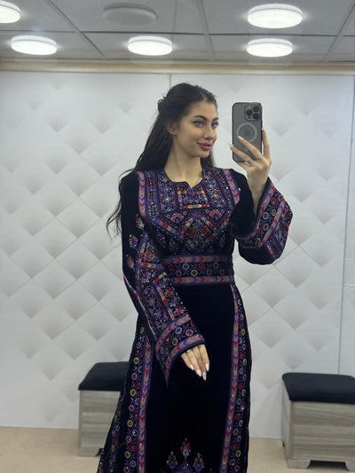 Viola - High Quality Embroidered Palestinian style Thobe