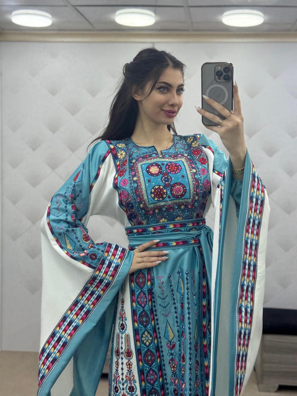Nablus Threads - High Quality Embroidered Palestinian style Thobe
