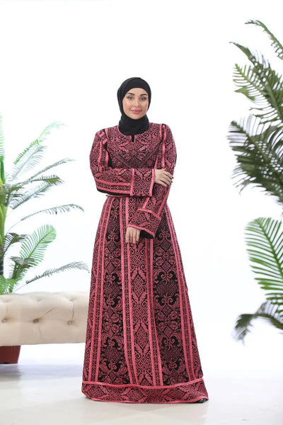 Moon Of Nablus - High Quality Embroidered Palestinian style Thobe - JPK Traditions