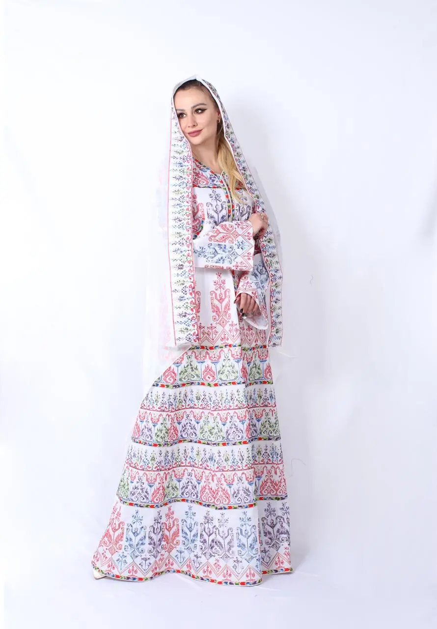 Moon Of Silwan - High Quality Embroidered Palestinian style Thobe - JPK Traditions