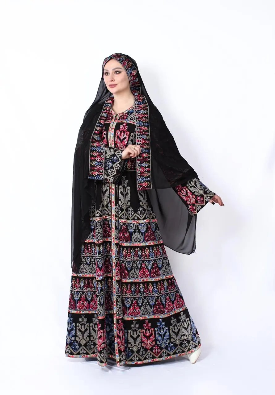 Moon Of Silwan - High Quality Embroidered Palestinian style Thobe - JPK Traditions