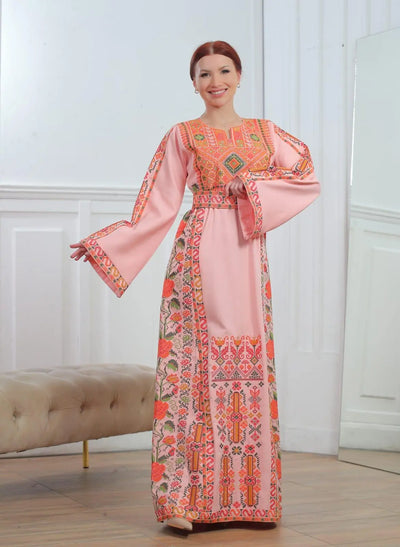 Safad Threads - High Quality Embroidered Palestinian style Thobe - JPK Traditions