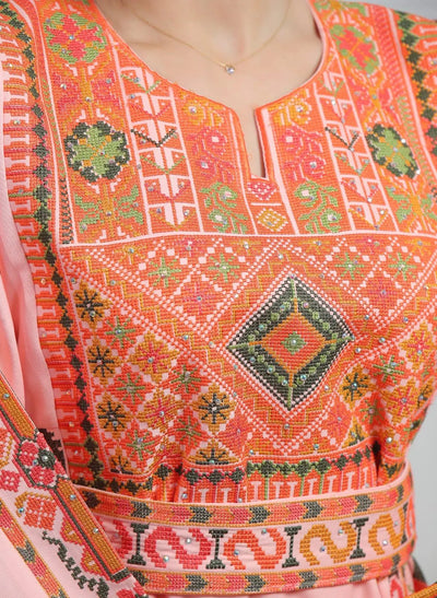 Safad Threads - High Quality Embroidered Palestinian style Thobe - JPK Traditions