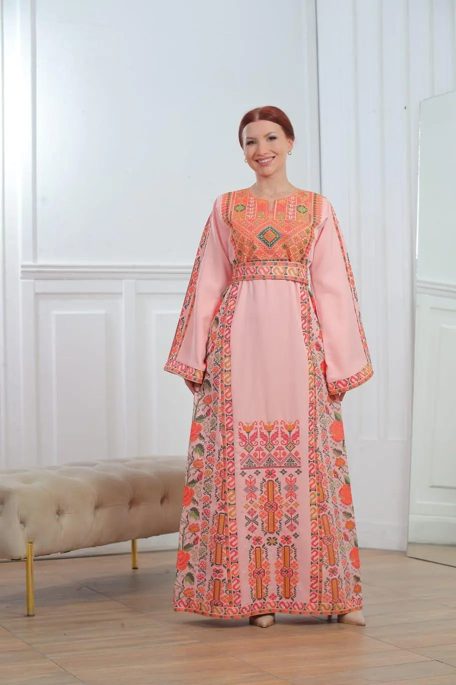 Safad Threads - High Quality Embroidered Palestinian style Thobe - JPK Traditions