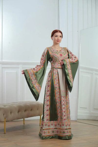 Ramallah Threads - High Quality Embroidered Palestinian style Thobe - JPK Traditions