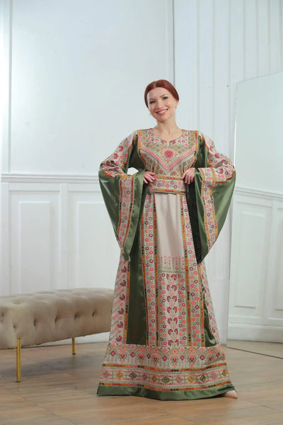 Ramallah Threads - High Quality Embroidered Palestinian style Thobe - JPK Traditions